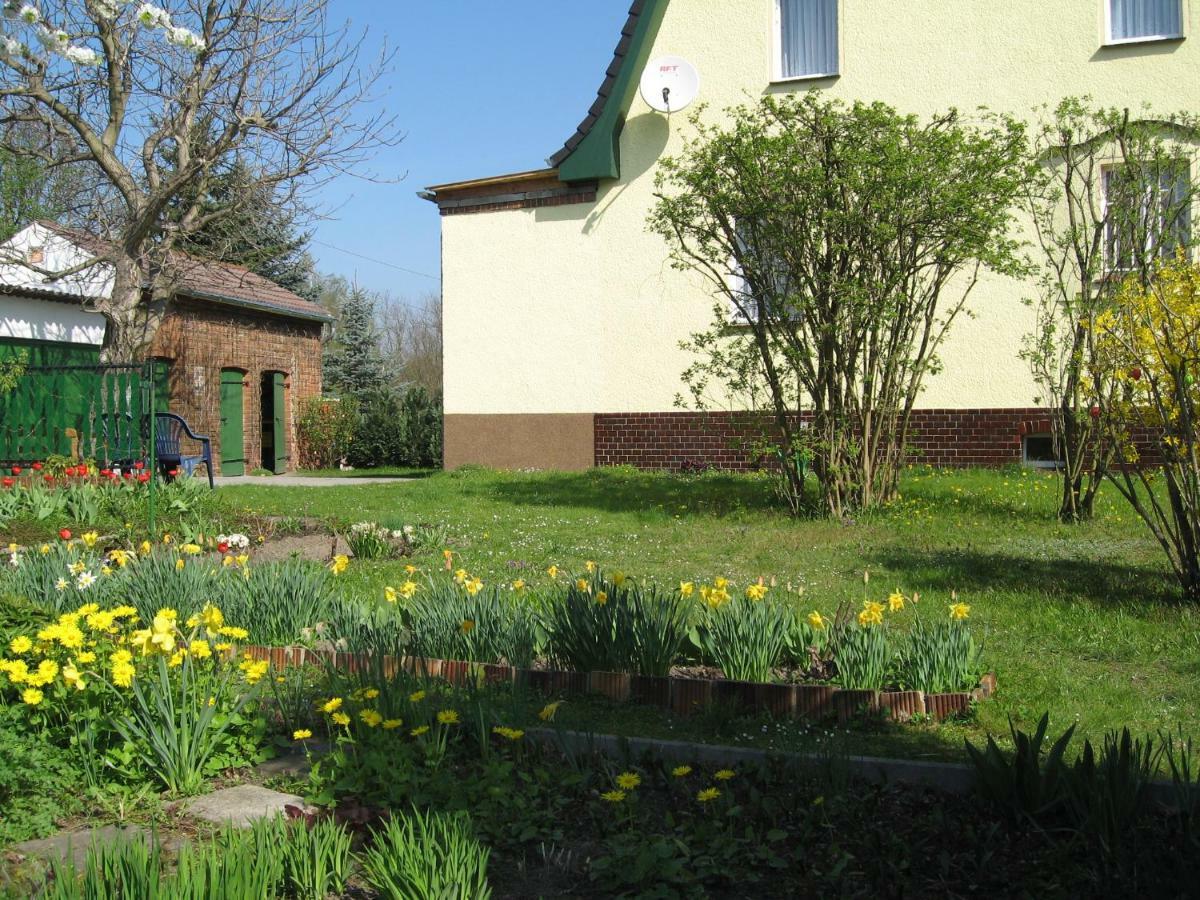 Zum Dorfschullehrer Apartamento Lübbenau Exterior foto